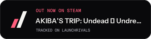 Dark launch badge for AKIBA'S TRIP: Undead ＆ Undressed