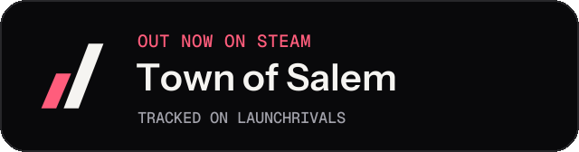 Dark launch badge for Town of Salem