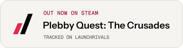 Light launch badge for Plebby Quest: The Crusades