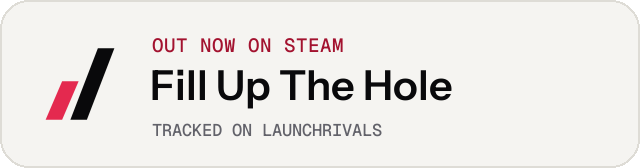 Light launch badge for Fill Up The Hole