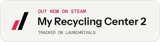 Light launch badge for My Recycling Center 2