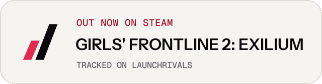 Light launch badge for GIRLS' FRONTLINE 2: EXILIUM