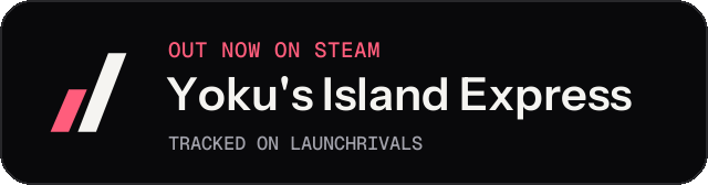 Dark launch badge for Yoku's Island Express