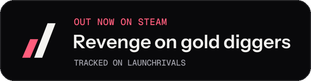 Dark launch badge for Revenge on gold diggers