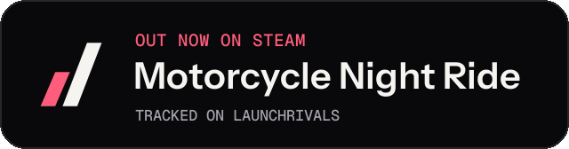 Dark launch badge for Motorcycle Night Ride