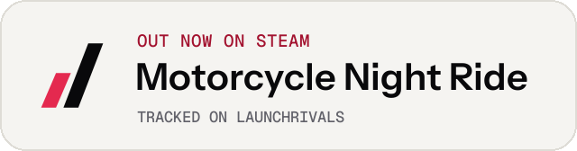 Light launch badge for Motorcycle Night Ride