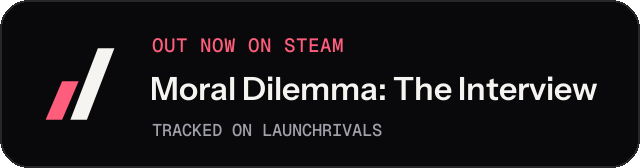 Dark launch badge for Moral Dilemma: The Interview