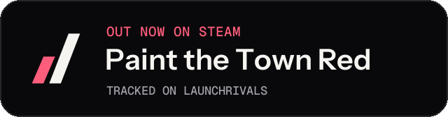 Dark launch badge for Paint the Town Red