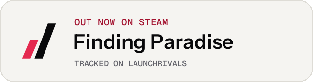 Light launch badge for Finding Paradise
