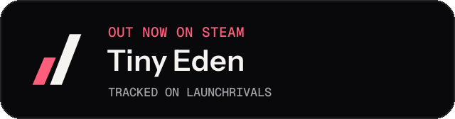 Dark launch badge for Tiny Eden