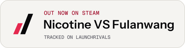 Light launch badge for Nicotine VS Fulanwang