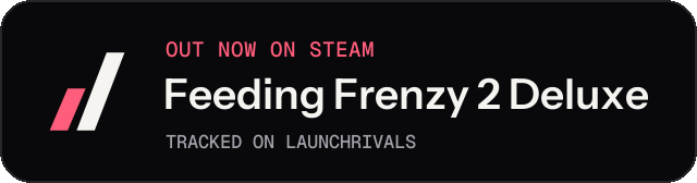 Dark launch badge for Feeding Frenzy 2 Deluxe