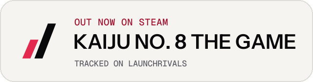 Light launch badge for KAIJU NO. 8 THE GAME