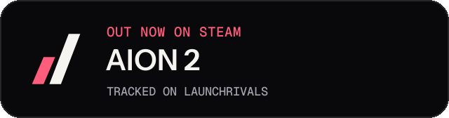 Dark launch badge for AION 2