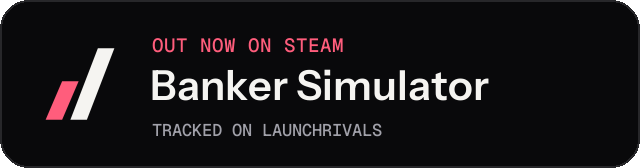 Dark launch badge for Banker Simulator