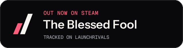 Dark launch badge for The Blessed Fool