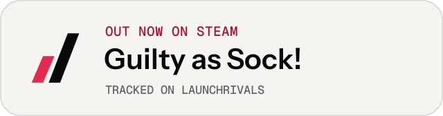 Light launch badge for Guilty as Sock!