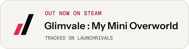 Light launch badge for Glimvale : My Mini Overworld