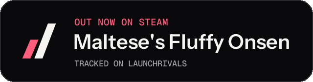 Dark launch badge for Maltese's Fluffy Onsen