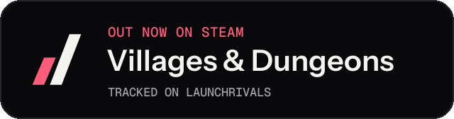 Dark launch badge for Villages & Dungeons