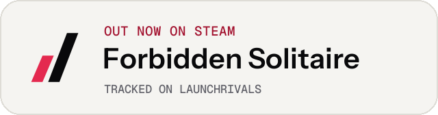 Light launch badge for Forbidden Solitaire
