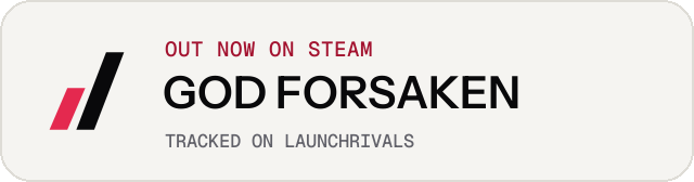 Light launch badge for GOD FORSAKEN