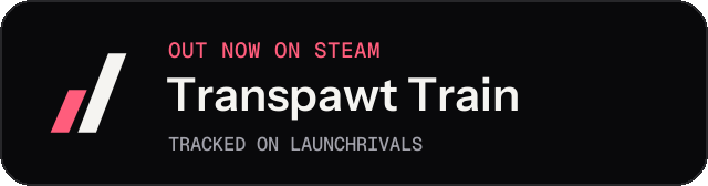 Dark launch badge for Transpawt Train