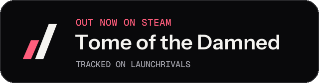 Dark launch badge for Tome of the Damned