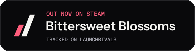 Dark launch badge for Bittersweet Blossoms