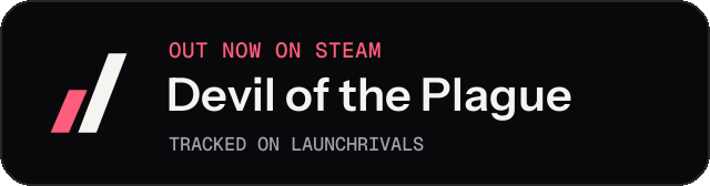 Dark launch badge for Devil of the Plague