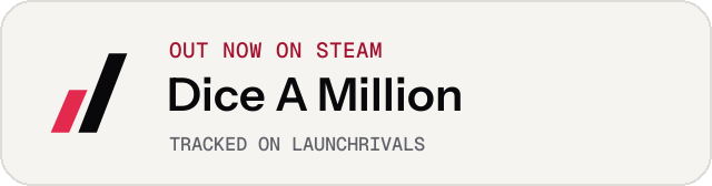 Light launch badge for Dice A Million