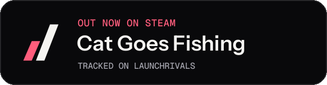 Dark launch badge for Cat Goes Fishing