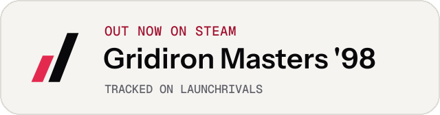 Light launch badge for Gridiron Masters '98