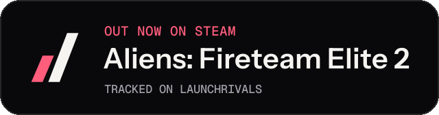 Dark launch badge for Aliens: Fireteam Elite 2
