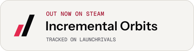 Light launch badge for Incremental Orbits
