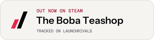 Light launch badge for The Boba Teashop