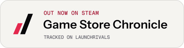 Light launch badge for Game Store Chronicle