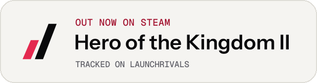 Light launch badge for Hero of the Kingdom II