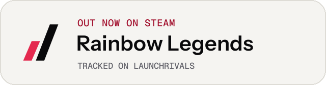 Light launch badge for Rainbow Legends