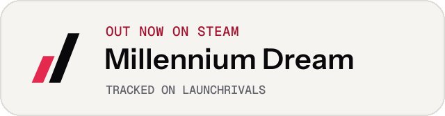 Light launch badge for Millennium Dream