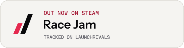 Light launch badge for Race Jam