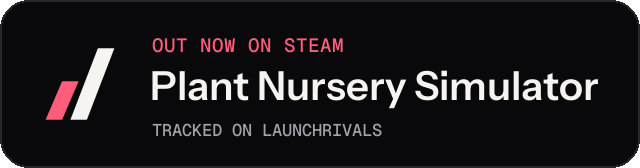 Dark launch badge for Plant Nursery Simulator