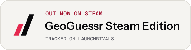 Light launch badge for GeoGuessr Steam Edition