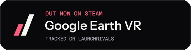 Dark launch badge for Google Earth VR