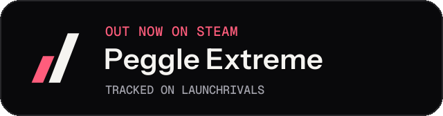 Dark launch badge for Peggle Extreme