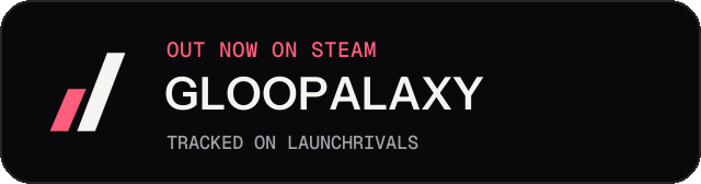 Dark launch badge for GLOOPALAXY