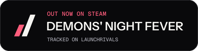 Dark launch badge for DEMONS' NIGHT FEVER