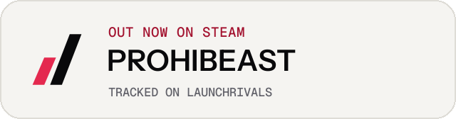Light launch badge for PROHIBEAST