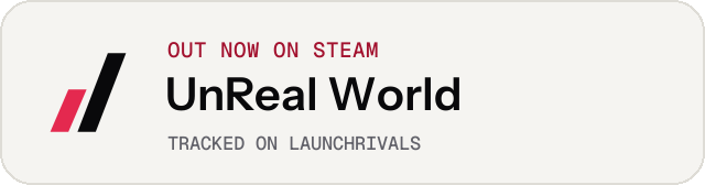 Light launch badge for UnReal World