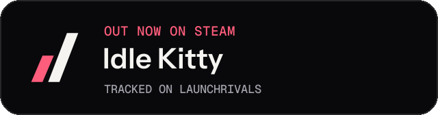 Dark launch badge for Idle Kitty